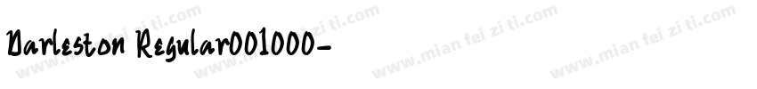 Darleston Regular001000字体转换